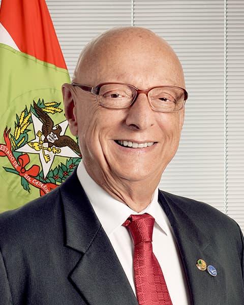 Retrato oficial de Esperidião Amin