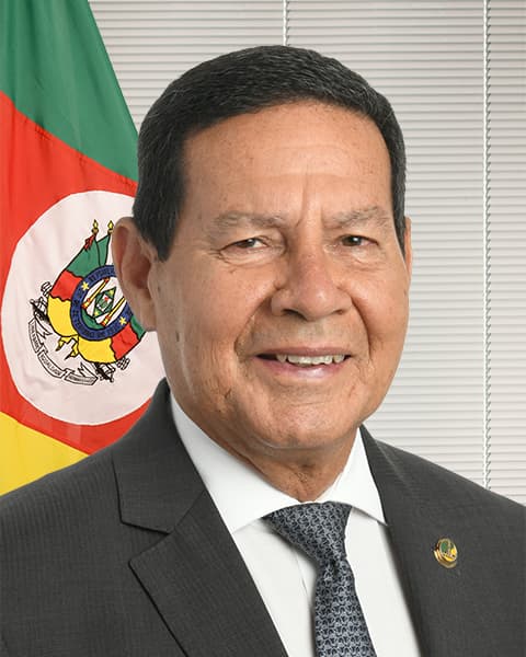 Retrato oficial de Hamilton Mourão